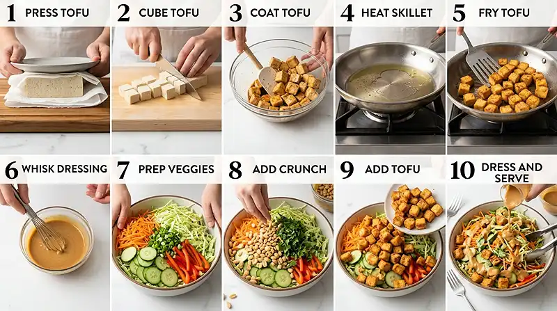 Crispy Tofu Peanut Crunch Salad 3 peanut crunch salad