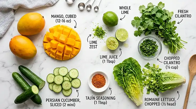 Tajín Mango Cucumber Salad 2 refreshing summer side