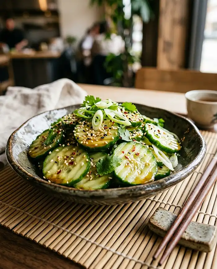 simple recipe for asian cucumber salad
