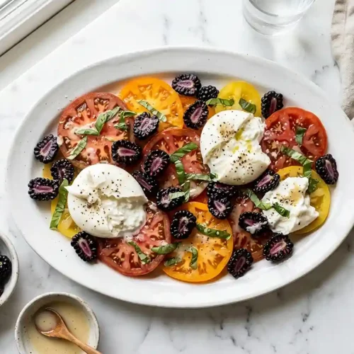 Blackberry Tomato Burrata Salad
