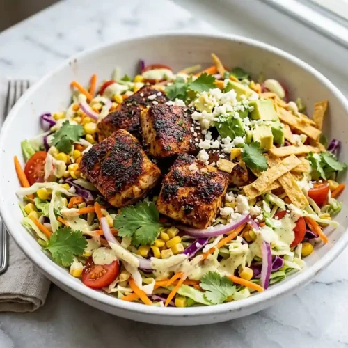 Blackened Fish Taco Slaw Salad 5 Blackened Fish Taco Slaw Salad