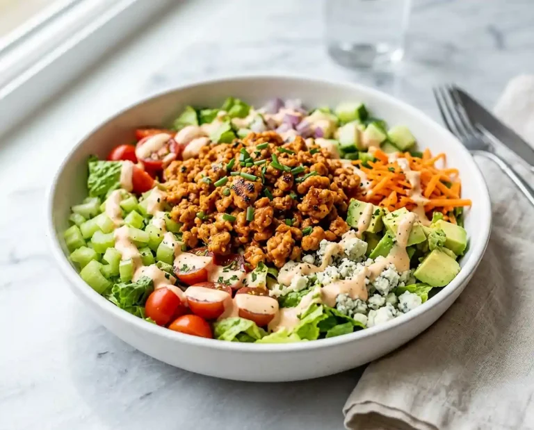 Buffalo Ranch Turkey Chopped Salad