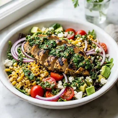 Chimichurri Chicken Corn Salad 5 Chimichurri Chicken Corn Salad