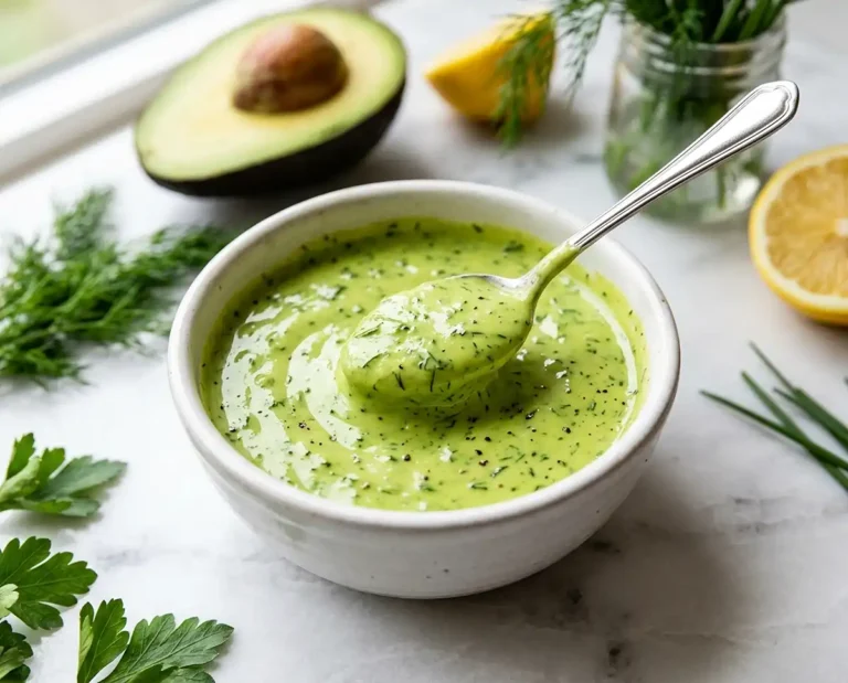 Creamy Avocado Dill Dressing