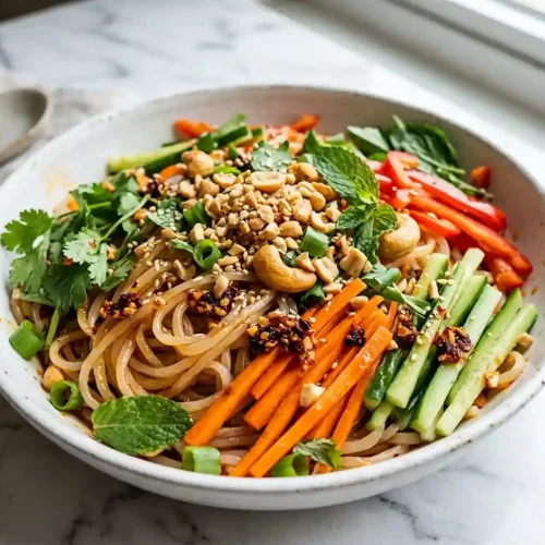 Crispy Chili Oil Rice Noodle Salad 5 Crispy Chili Oil Rice Noodle Salad