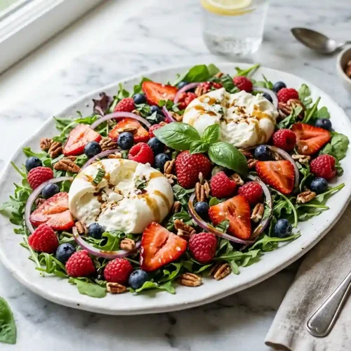 Firecracker Berry Burrata Salad