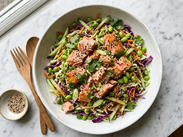 Salad Alchemy 1 Ginger Sesame Salmon Slaw Salad