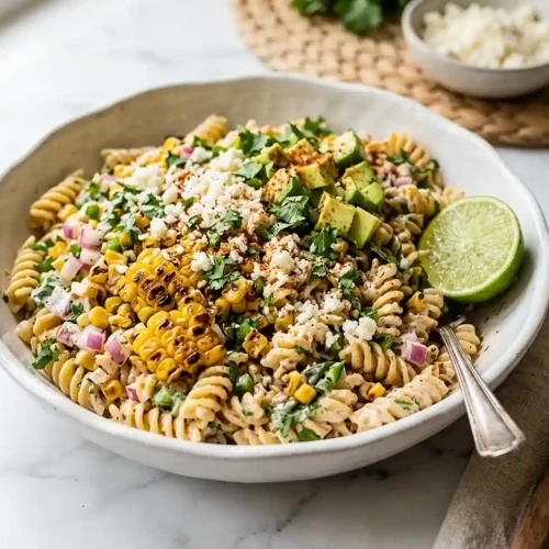 Greek Yogurt Street Corn Pasta Salad 5 Greek Yogurt Street Corn Pasta Salad