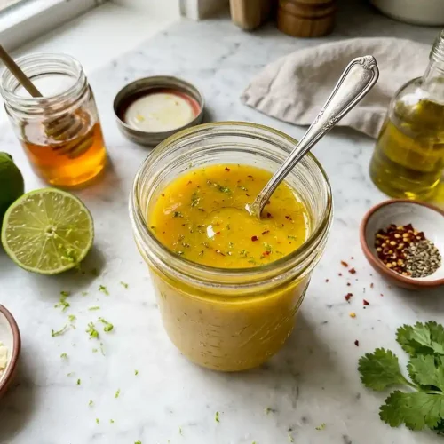 Hot Honey Lime Dressing