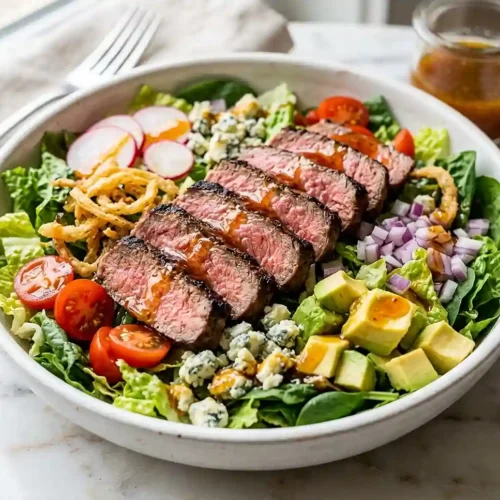 Hot Honey Steakhouse Chopped Salad