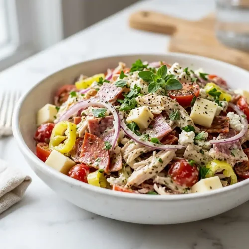 Italian Grinder Chicken Salad 5 Italian Grinder Chicken Salad