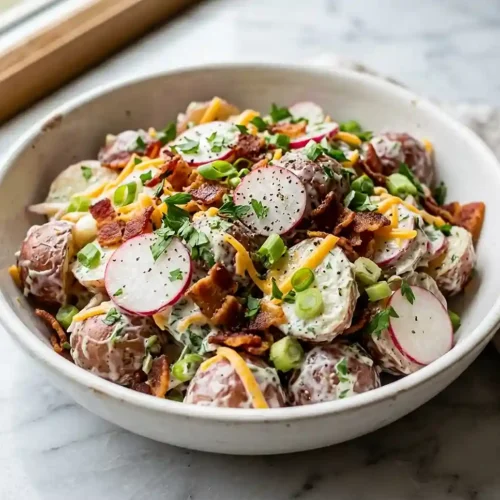 Loaded Ranch Red Potato Radish Salad 5 Loaded Ranch Red Potato Radish Salad