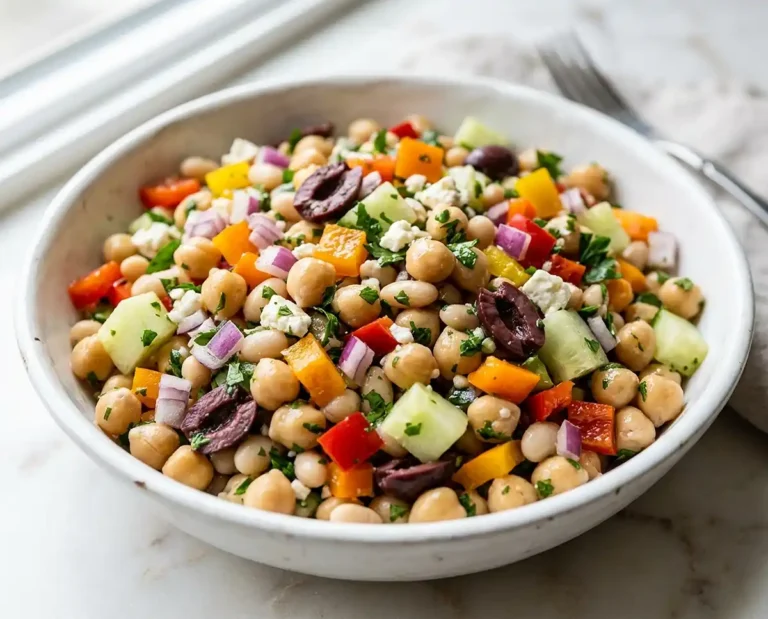 Mediterranean Dense Bean Salad