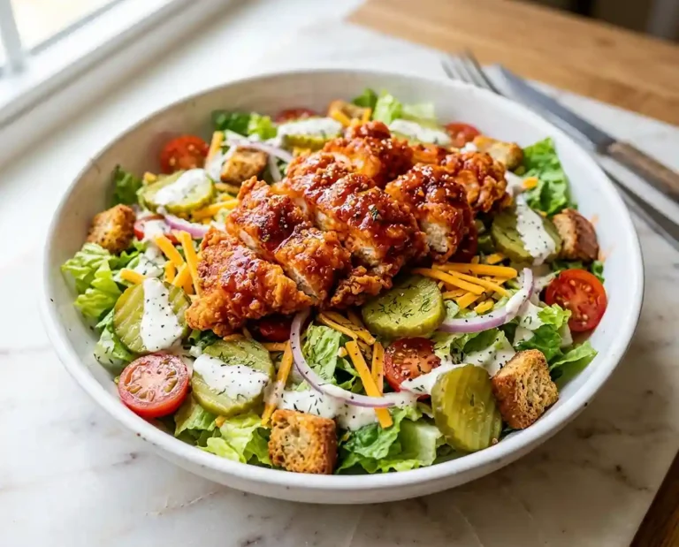 Nashville Hot Chicken Pickle Salad