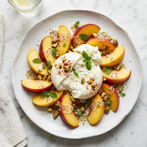 Nectarine Burrata Pistachio Salad 5 Nectarine Burrata Pistachio Salad
