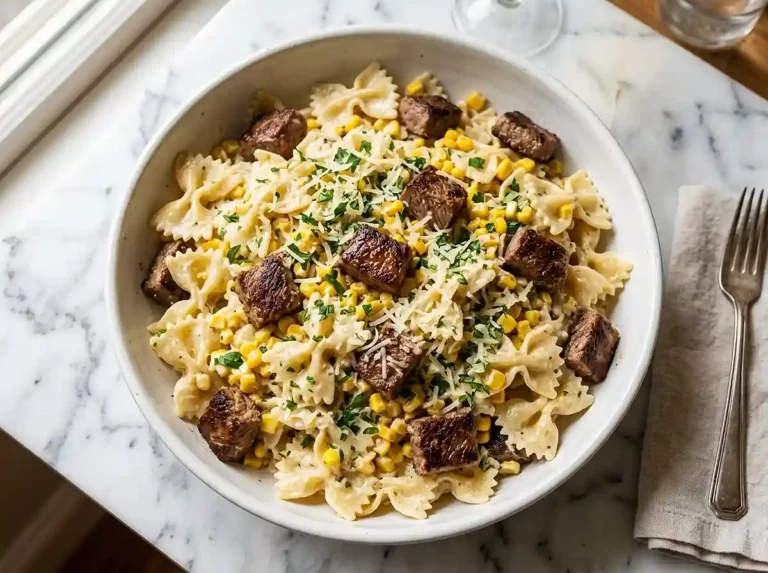 Parmesan Sweet Corn Bowtie Salad