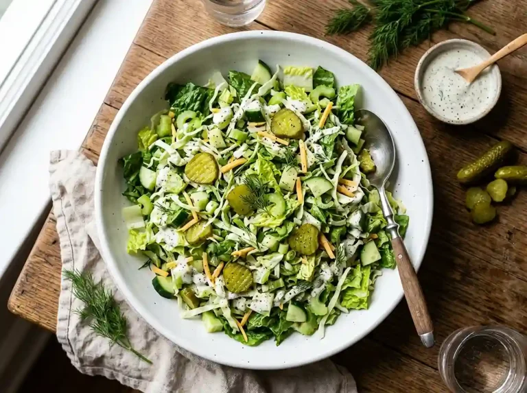 Pickle Ranch Chopped Green Salad
