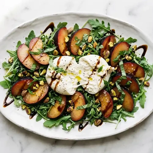 Plum Burrata Basil Salad 5 Plum Burrata Basil Salad