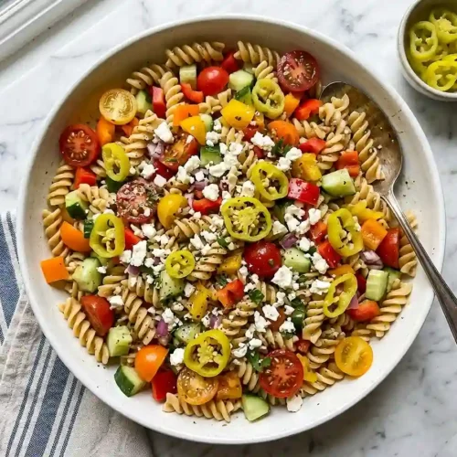Ranch Pepperoncini Pasta Salad