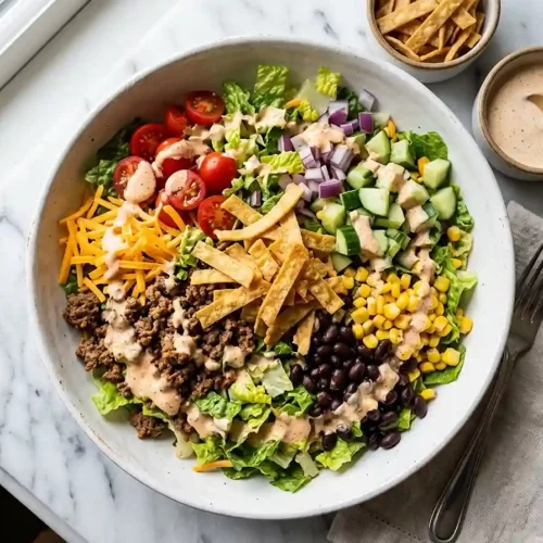 Ranch Taco Lettuce Chop Salad 5 Ranch Taco Lettuce Chop Salad