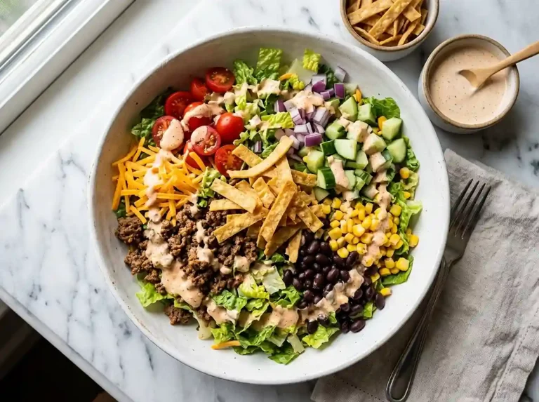 Ranch Taco Lettuce Chop Salad