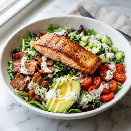 Salmon BLT Avocado Salad 5 Salmon BLT Avocado Salad