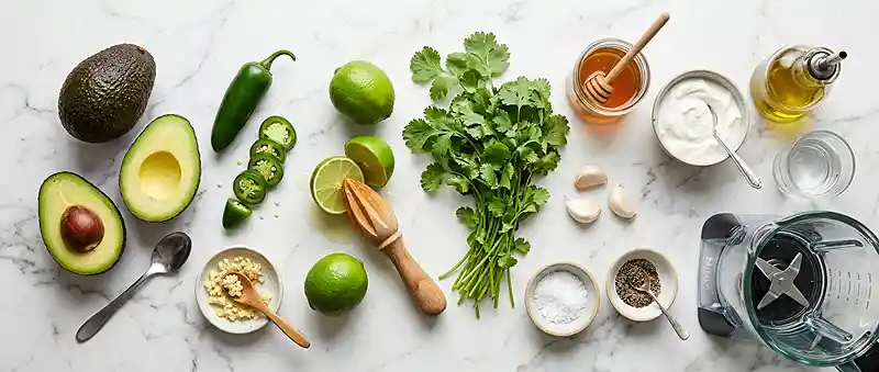 Avocado Jalapeno Lime Dressing 2 avocado dressing