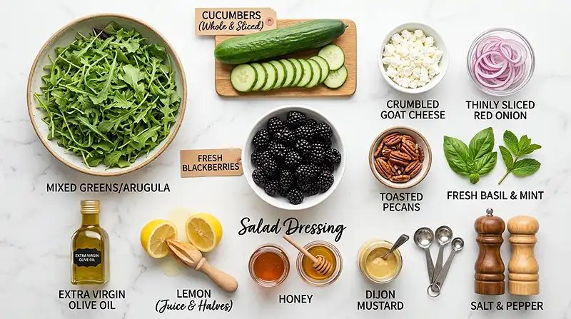 blackberry cucumber salad