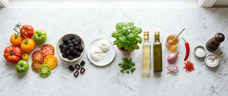 blackberry tomato salad
