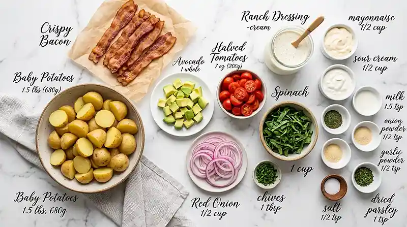 BLT Ranch Potato Salad 2 blt potato salad