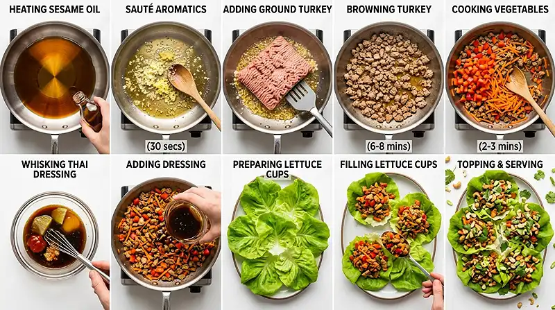 Thai Cashew Turkey Lettuce Salad 3 cashew salad