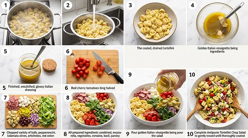 chopped pasta salad