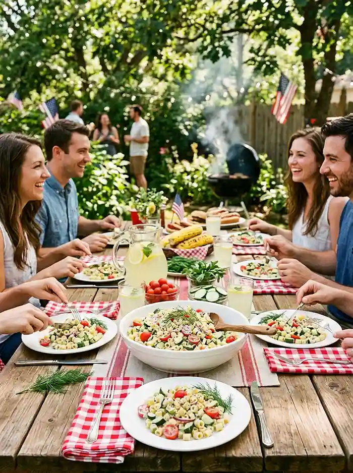 Cucumber Ranch Ditalini Salad 4 cold pasta salad