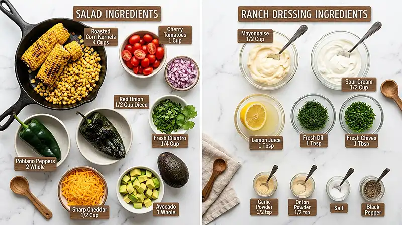 corn poblano salad