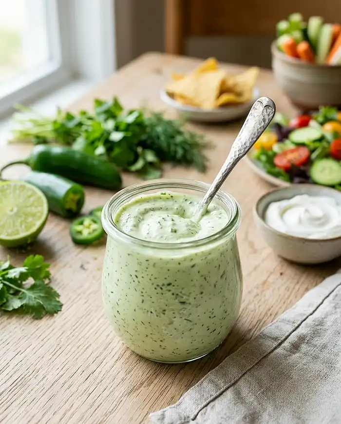 Whipped Jalapeno Ranch Dressing 4 creamy ranch