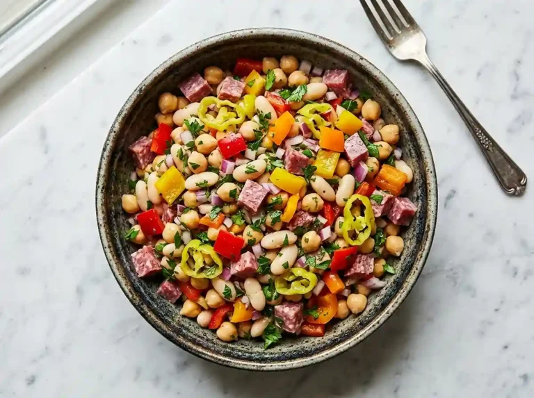 dense bean salad grinder