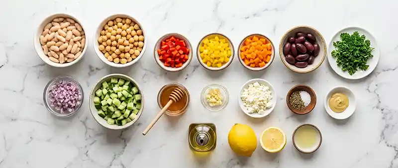 Greek Dense Bean Salad Recipe 2 easy dense bean salad recipe​
