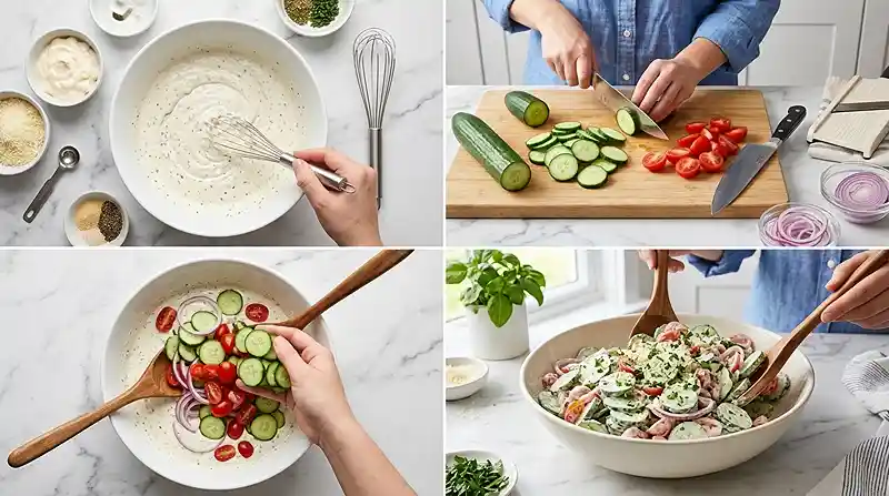 garlic parmesan salad