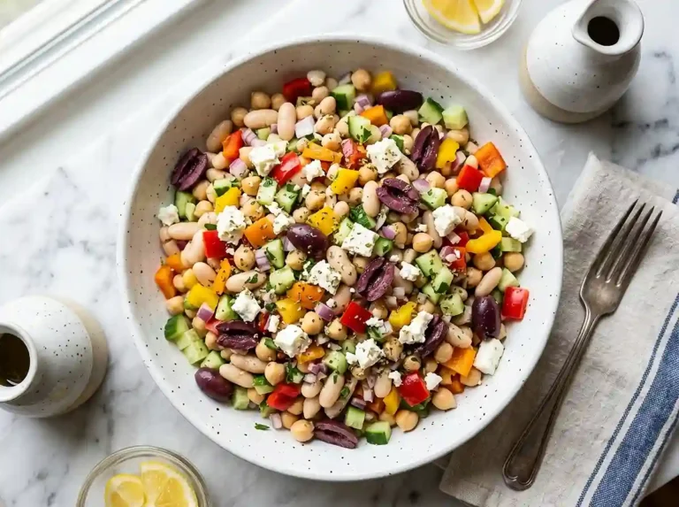 greek dense bean salad recipe