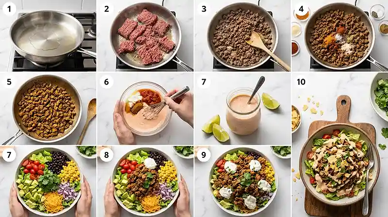 high protein salad