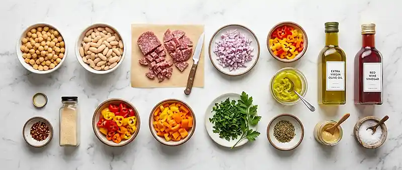 Dense Bean Salad Grinder 2 italian grinder dense bean salad recipe​