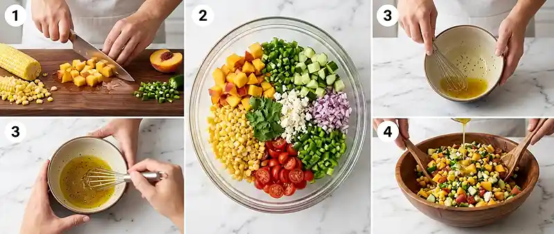 Peach Corn Jalapeno Chopped Salad 3 jalapeno salad