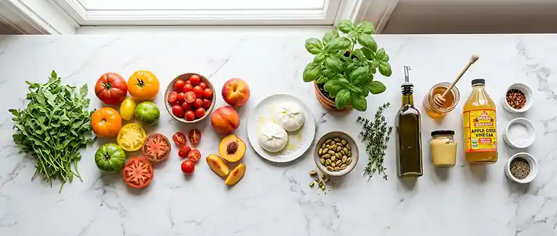 nectarine tomato salad