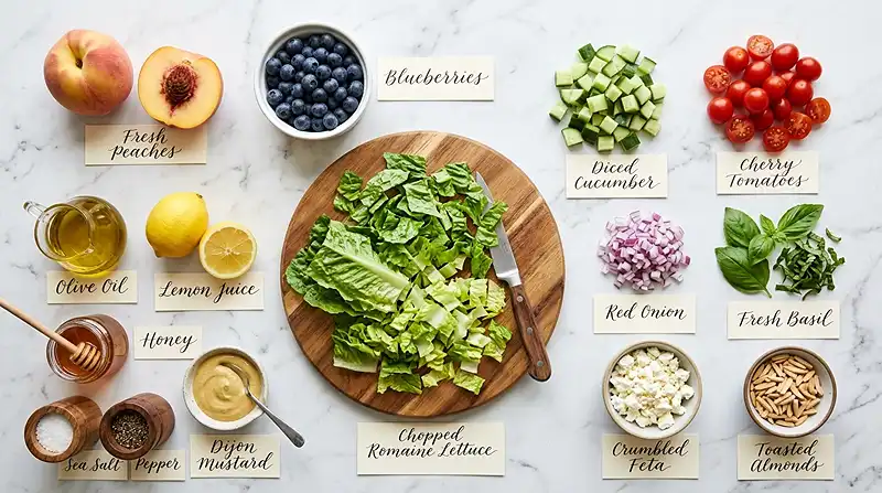 peach salad