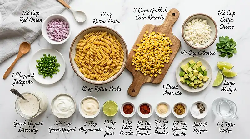 Greek Yogurt Street Corn Pasta Salad 2 street corn pasta salad