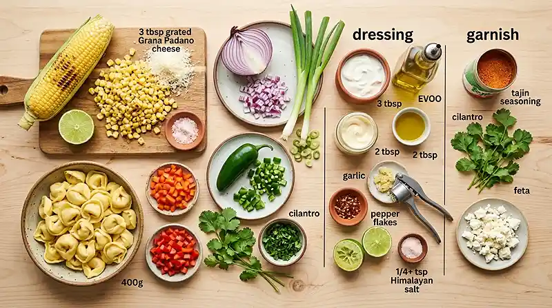 Street Corn Tortellini Salad 2 street corn pasta salad
