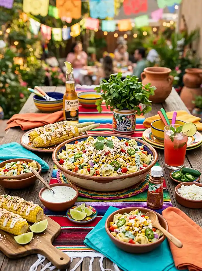Street Corn Tortellini Salad 4 summer potluck salad