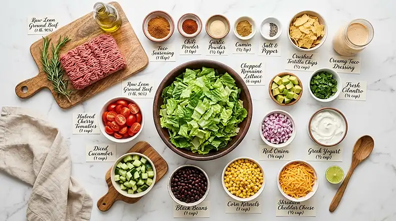 taco beef salad