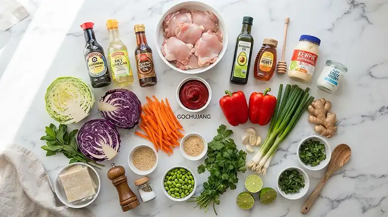 Best Gochujang Chicken Slaw Bowl Recipe