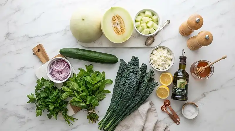 Honeydew Cucumber Mint Feta Salad 2 Best Honeydew Cucumber Mint Feta Salad Recipe